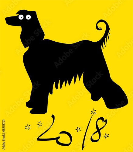 Year of The Dog. Chinese New Year 2018.