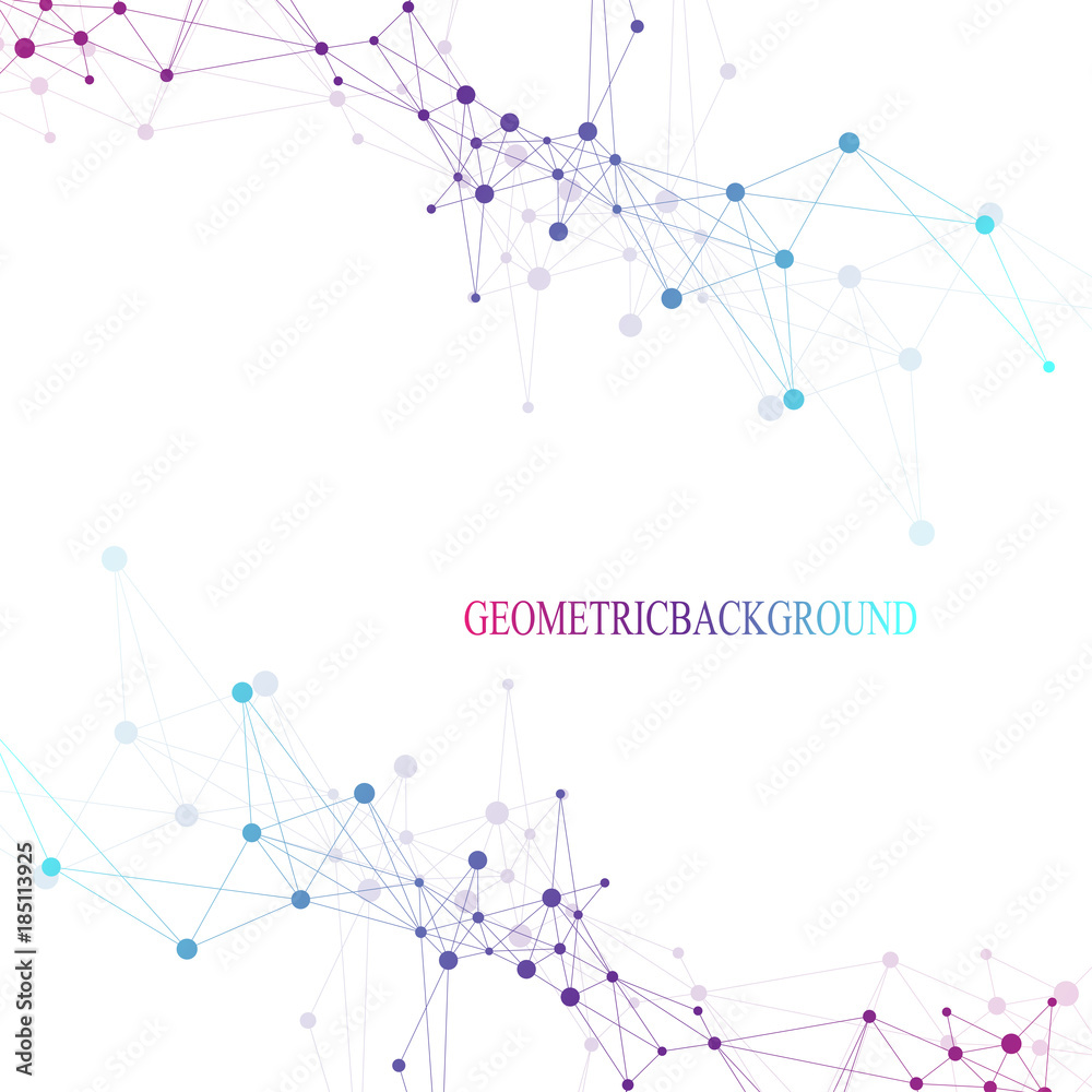 Futuristic background communication, globalization. Lines and dots connected to Science fiction scene. Modern vector template for your design Futuristic background communication, globalization. Lines and dots connected to Science fiction scene. Modern vector template for your design
