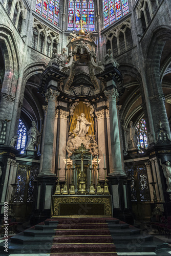 The Saint Bavo Cathedral in Ghent, Belgium