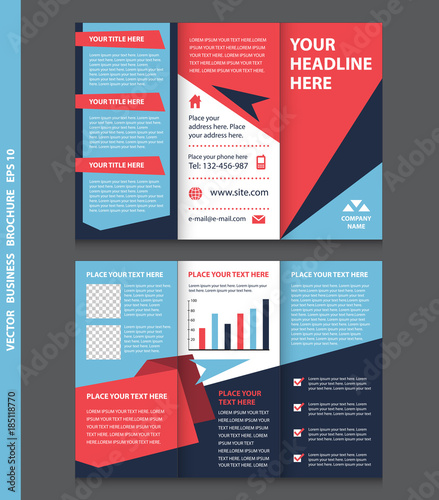 Abstract business brochure template