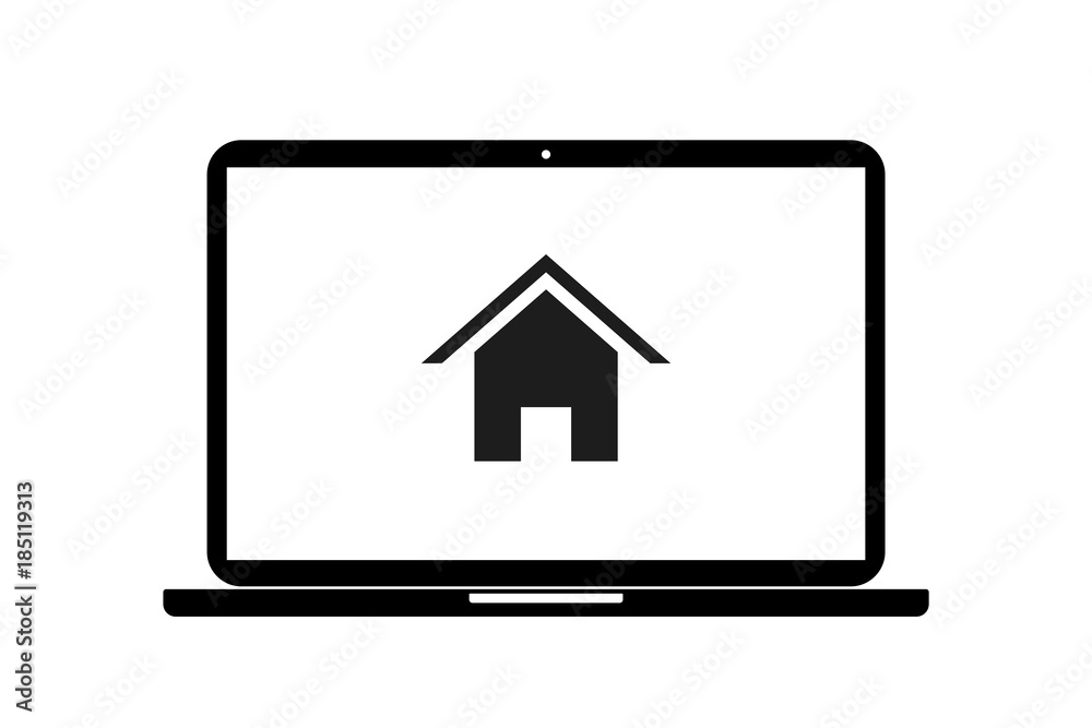 Laptop - Häuschen Laptop - Häuschen