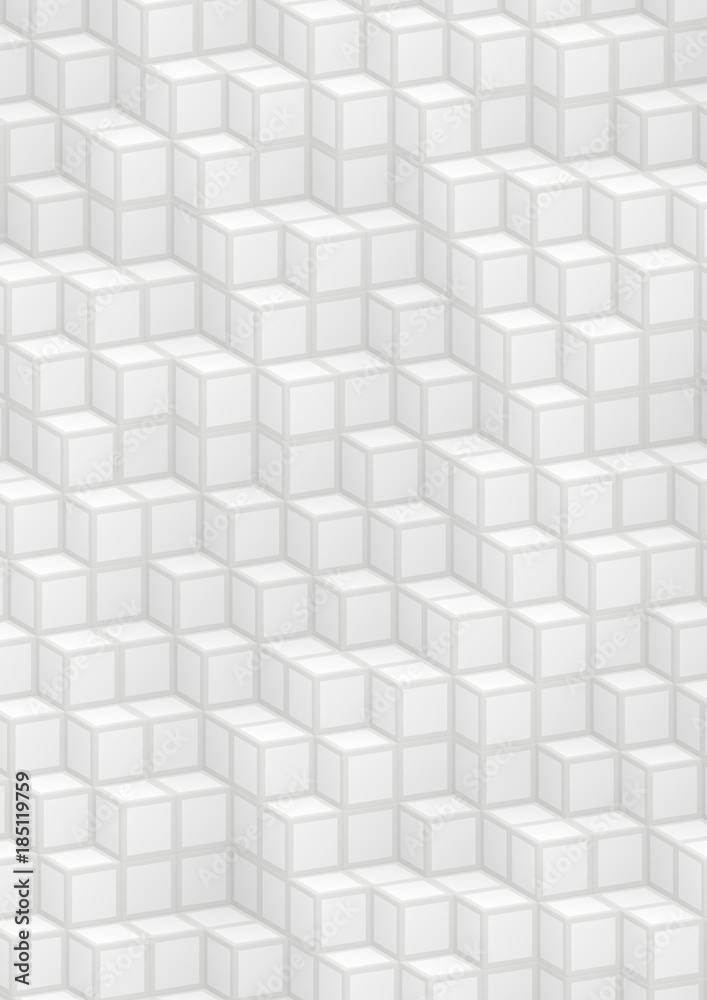 Cubes wall - 3d render background Cubes wall - 3d render background
