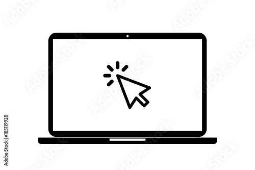 Laptop - Mauszeiger klick
