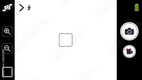 Modern smartphone camera focusing screen