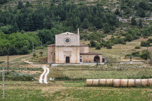 Medieval church of Santa Maria de Centurelli (Abruzzi, Italy) photo