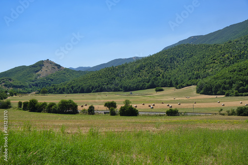 Road to Sella di Corno (Italy)