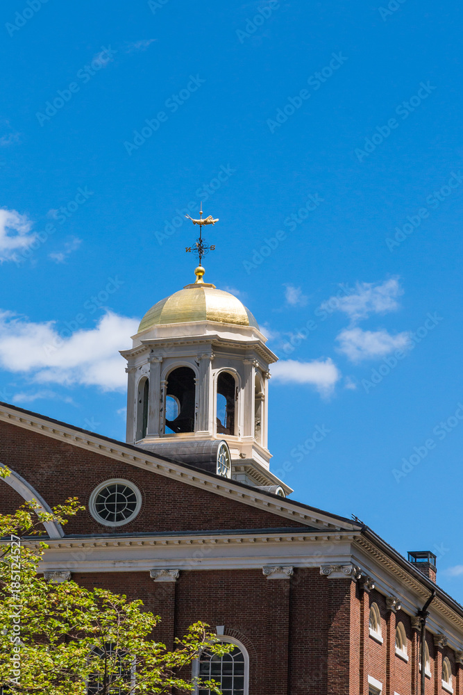 Gold Dome on Boston Bell Tower