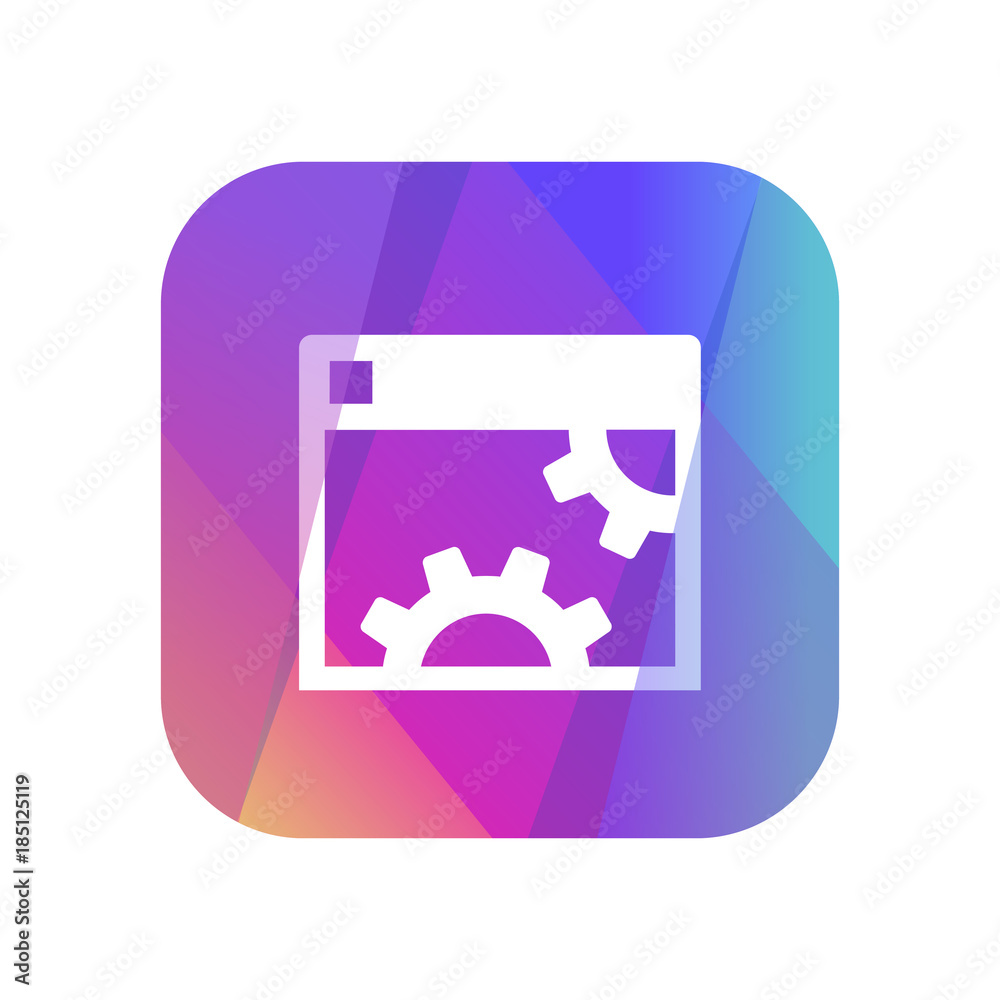 Multi-Color App Button Multi-Color App Button