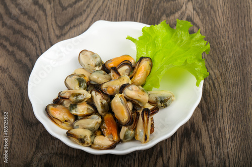 Pickled mussels