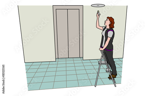 Femme d'entretien