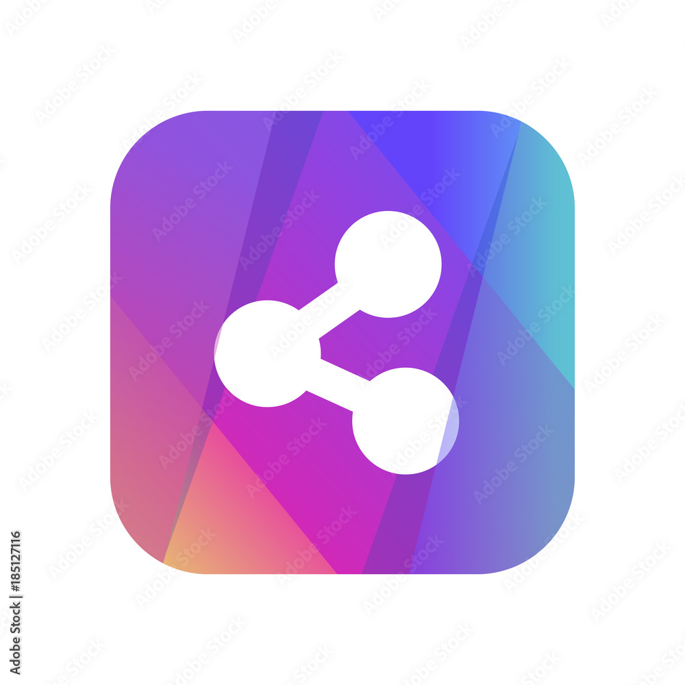 Multi-Color App Button Multi-Color App Button