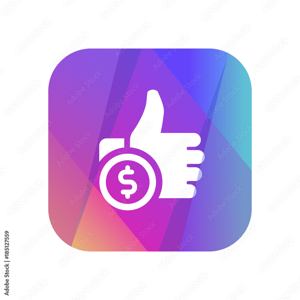 Multi-Color App Button Multi-Color App Button