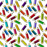 Background with pencils. Colorful template for you design, web and mobile applications.