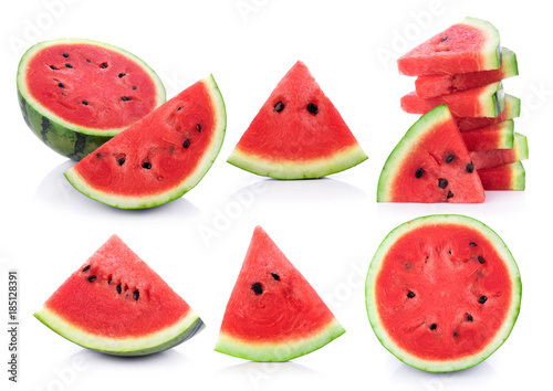 watermelon isolated on white background