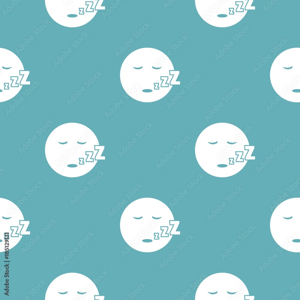 Sleep smile icon. Vector simple illustration of sleep smile icon isolated on white background