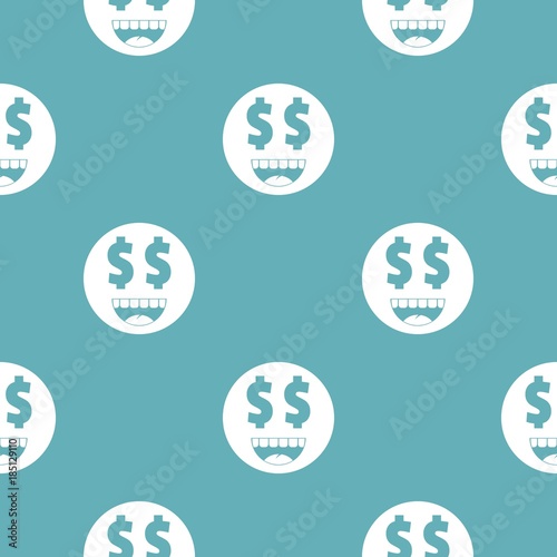 Money smile icon. Vector simple illustration of money smile icon isolated on white background