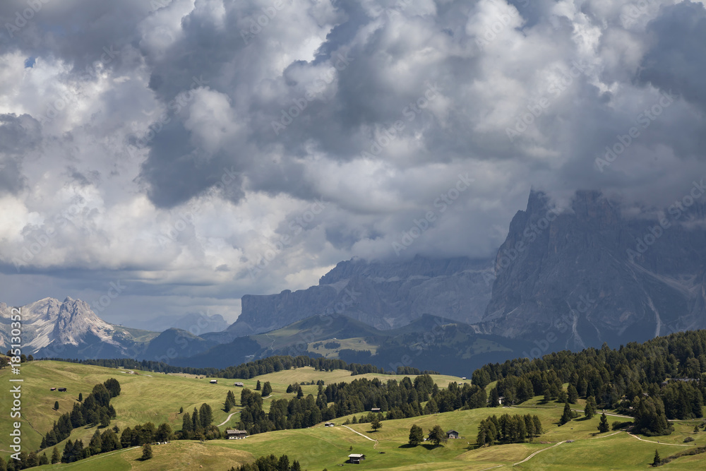 Landschaft in Südtirol - obrazy, fototapety, plakaty 