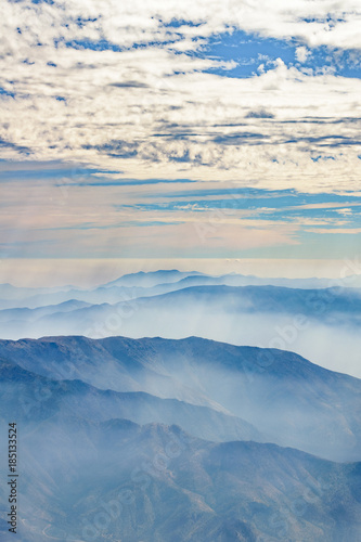 Andes Mountains Aerial View, Chile