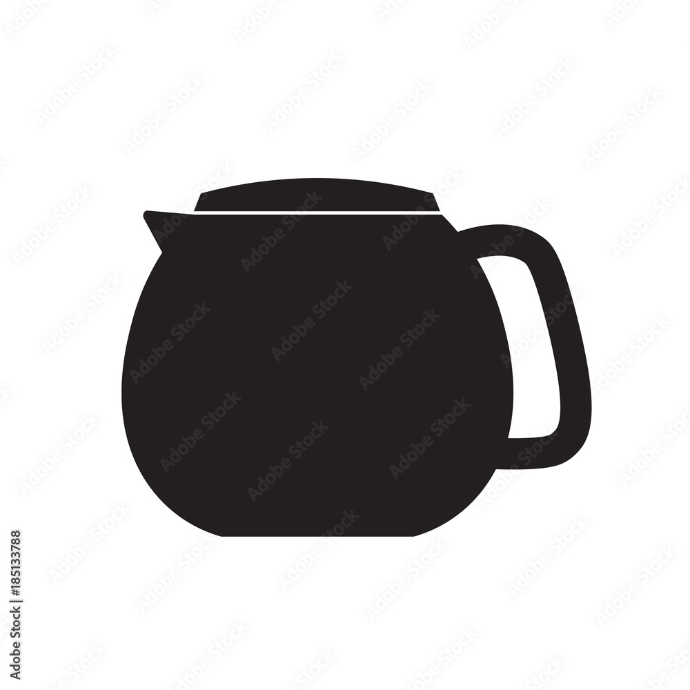 tea or coffee pot icon- vector illustration tea or coffee pot icon- vector illustration