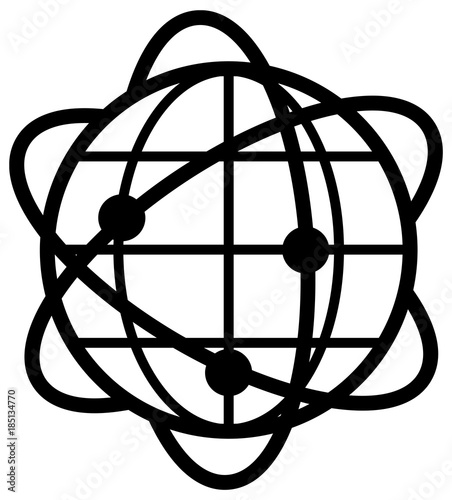 Black web vector icon