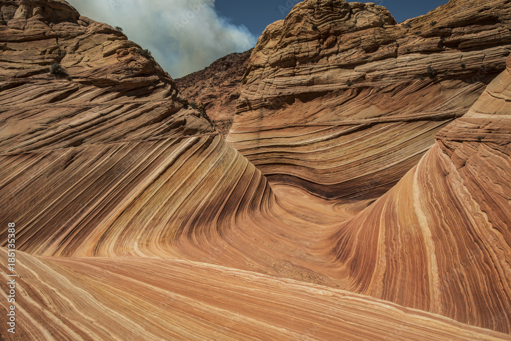 Idyllic view of patterns on Marble Canyon Idyllic view of patterns on Marble Canyon