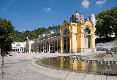 Spring water Colonnade in Marianske Lazne, Western Bohemia, Czech republic