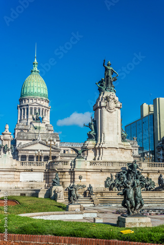 Congressional Plaza in Buenos Aires, Argentina