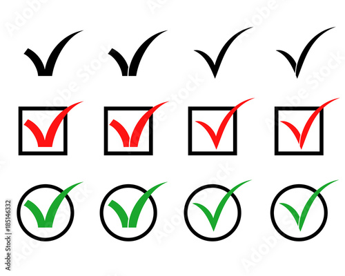 Set of marks color