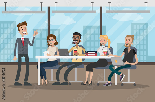 People at conference.