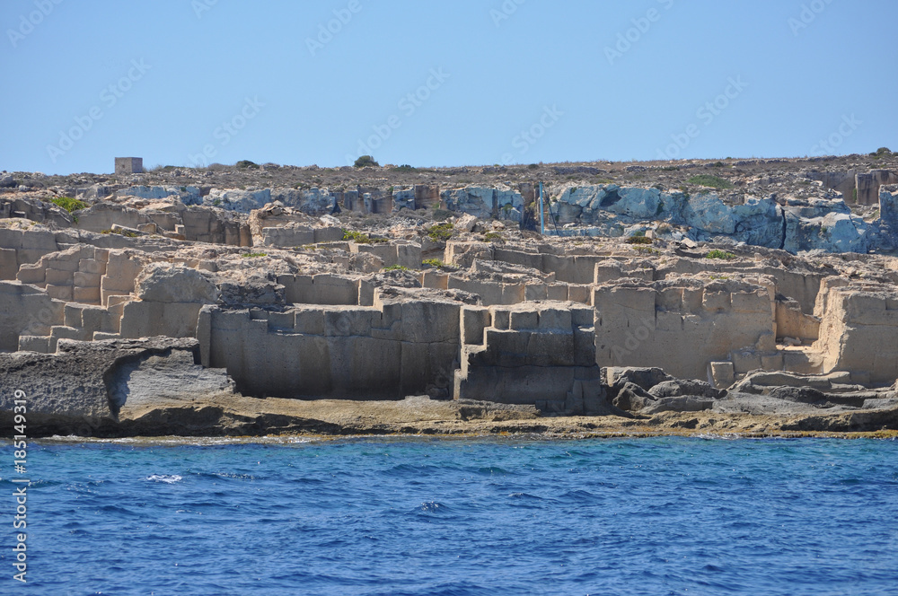 Aegadian Islands beach in Trapani Aegadian Islands beach in Trapani