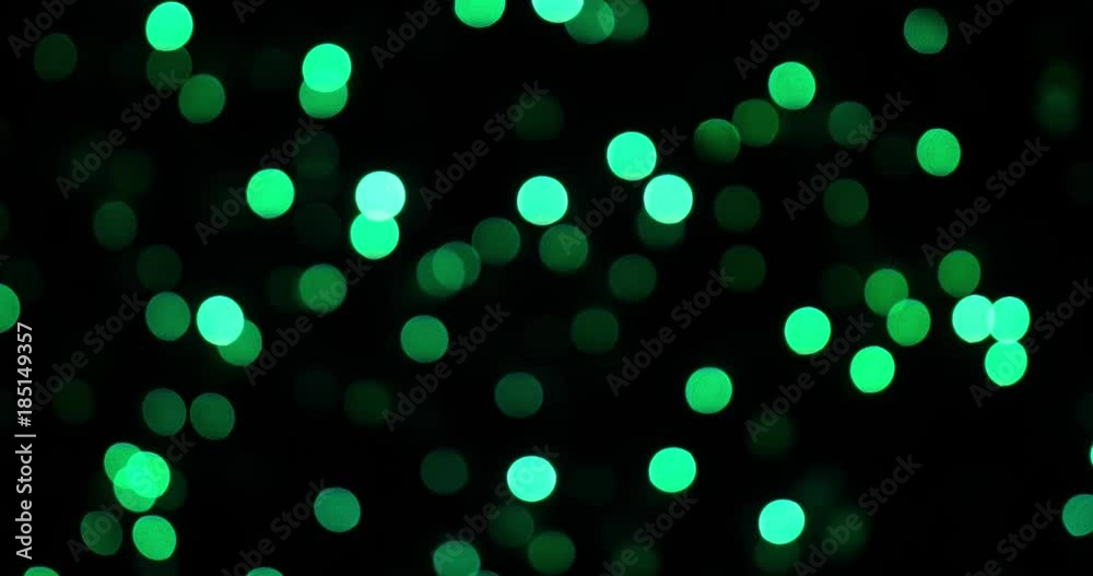Out of focus Christmas tree lights with bokeh effect.	 	