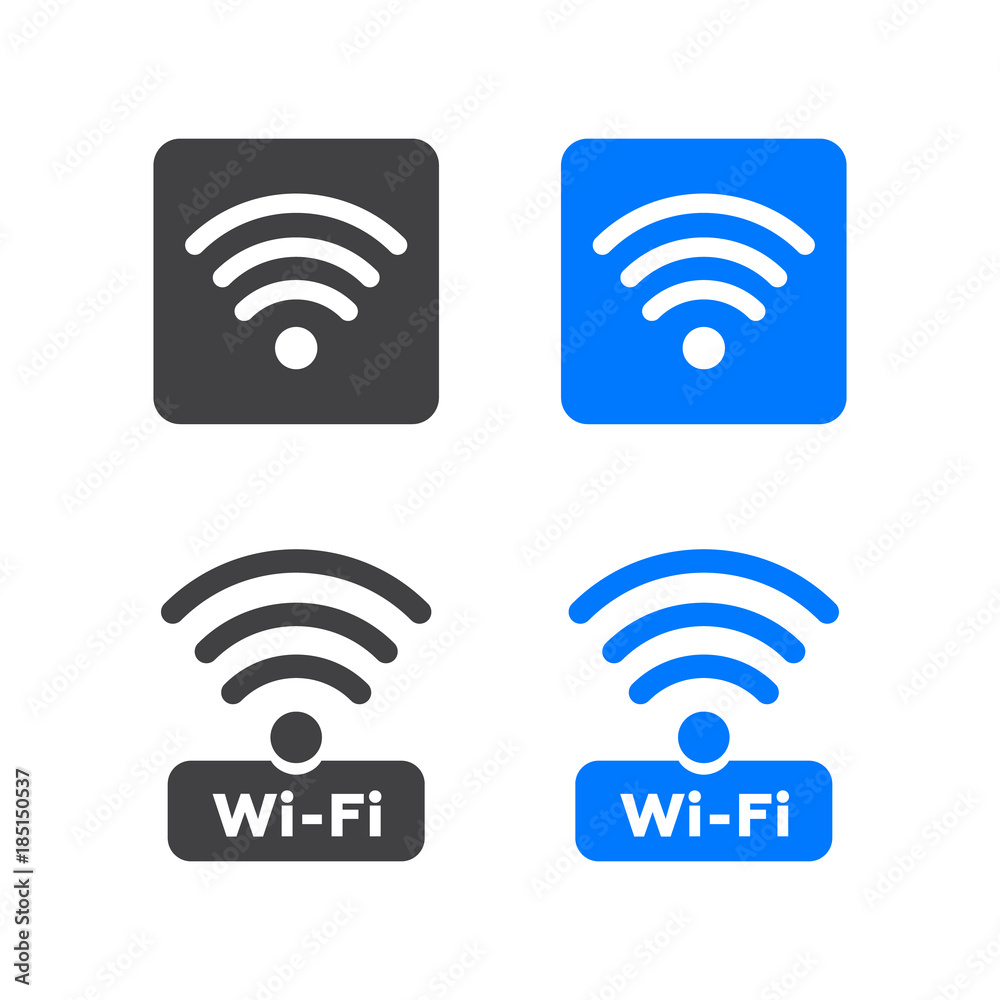 Wireless and wifi icons. Wireless Network Symbol wifi icon. Wireless and wifi vector Wireless and wifi icons. Wireless Network Symbol wifi icon. Wireless and wifi vector