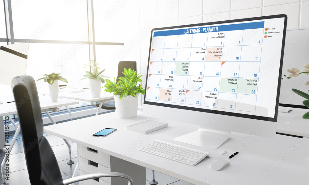 computer office calendar computer office calendar