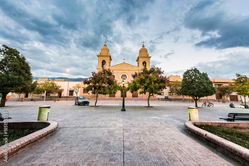 Church in Cafayate in Salta Argentina.