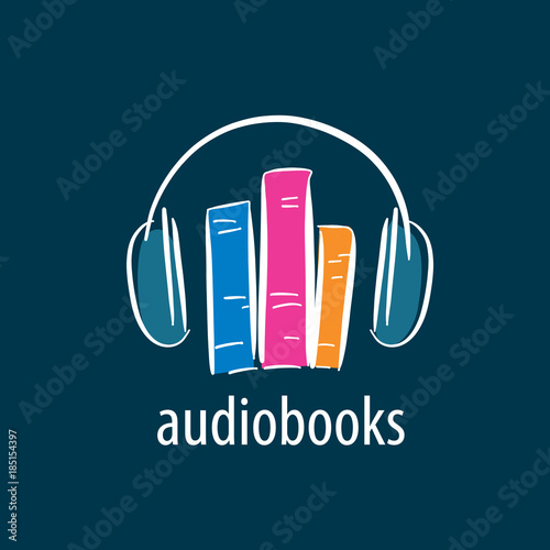 Audiobook. Vector logo template
