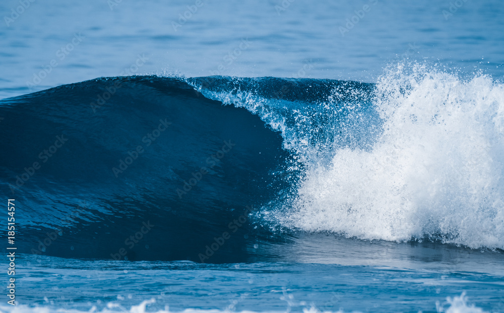 Ocean wave breaking on the shore