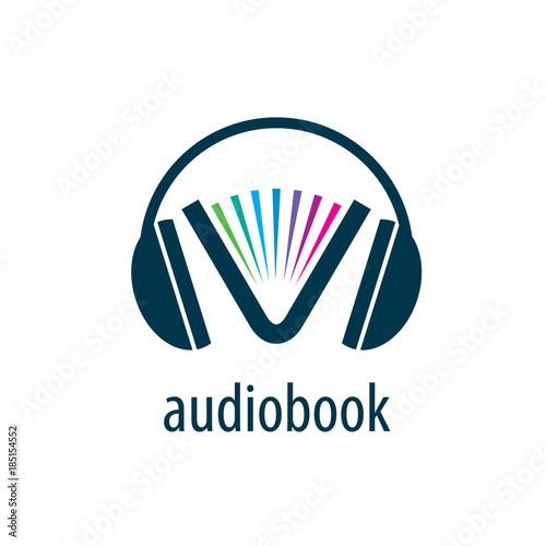 Audiobook. Vector logo template