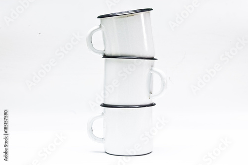 metal mugs