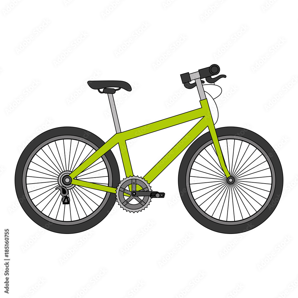 Obraz premium sport bicycle isolated icon vector illustration design