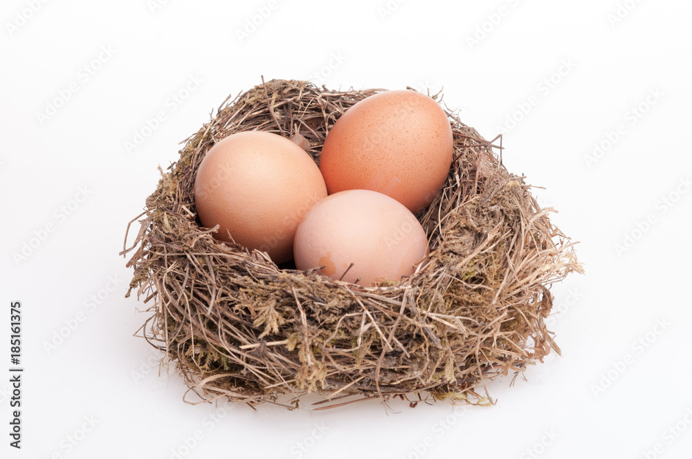 Eggs isolated on white Eggs isolated on white