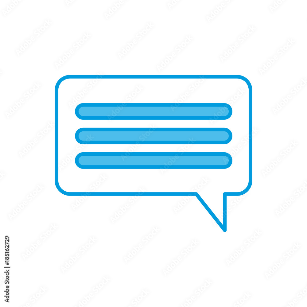 Chat bubble symbol Chat bubble symbol
