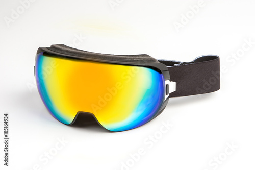 Ski glasses with a mirror g...