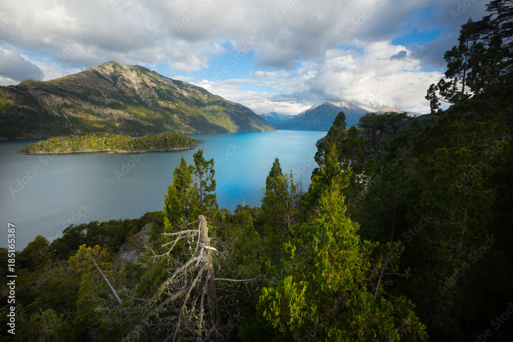Lago Mascardi view StockFoto Adobe Stock