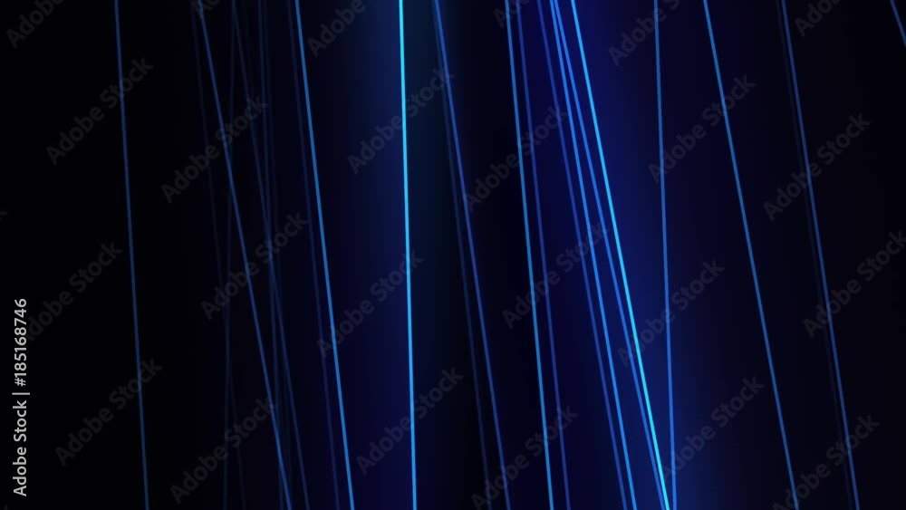 Abstract cg polygonal neon surface. Geometric poly light triangles motion background.