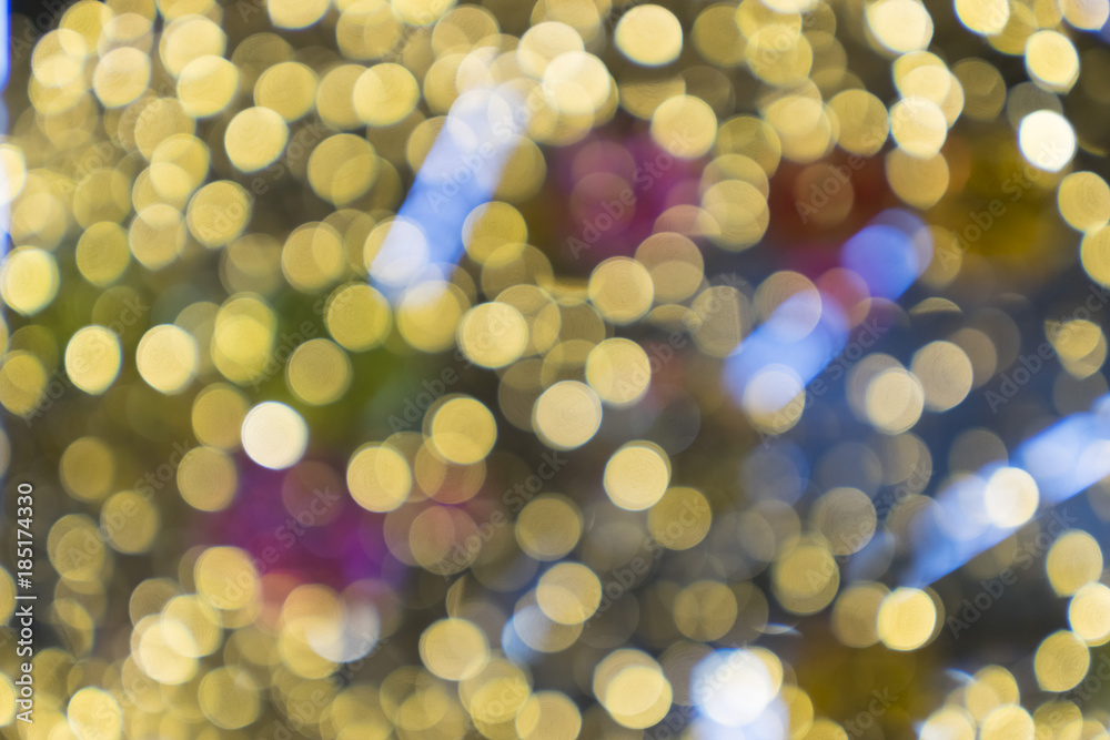 abstract background of Christmas garlands without focus abstract background of Christmas garlands without focus
