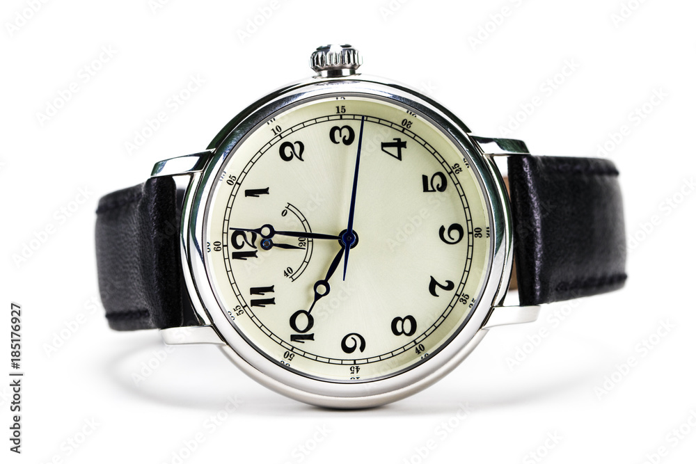 men's wrist watch isolated on white background men's wrist watch isolated on white background