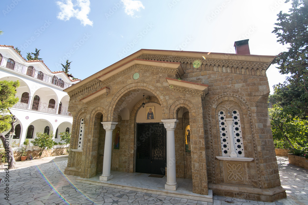 Obraz premium Iera Moni Osias Filotheis Monastery
