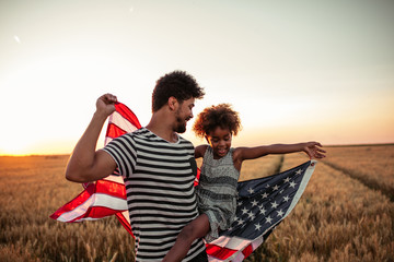 Celebrating independence day with my little girl !