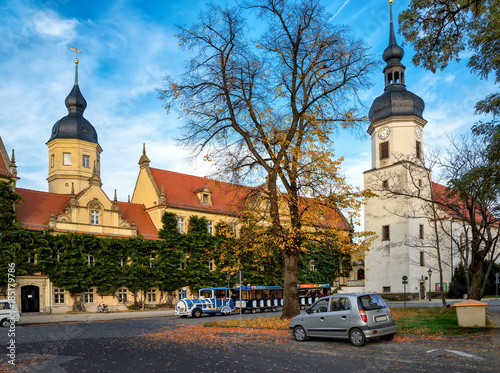 Rathaus und Klosterkirche in Riesa,  photo