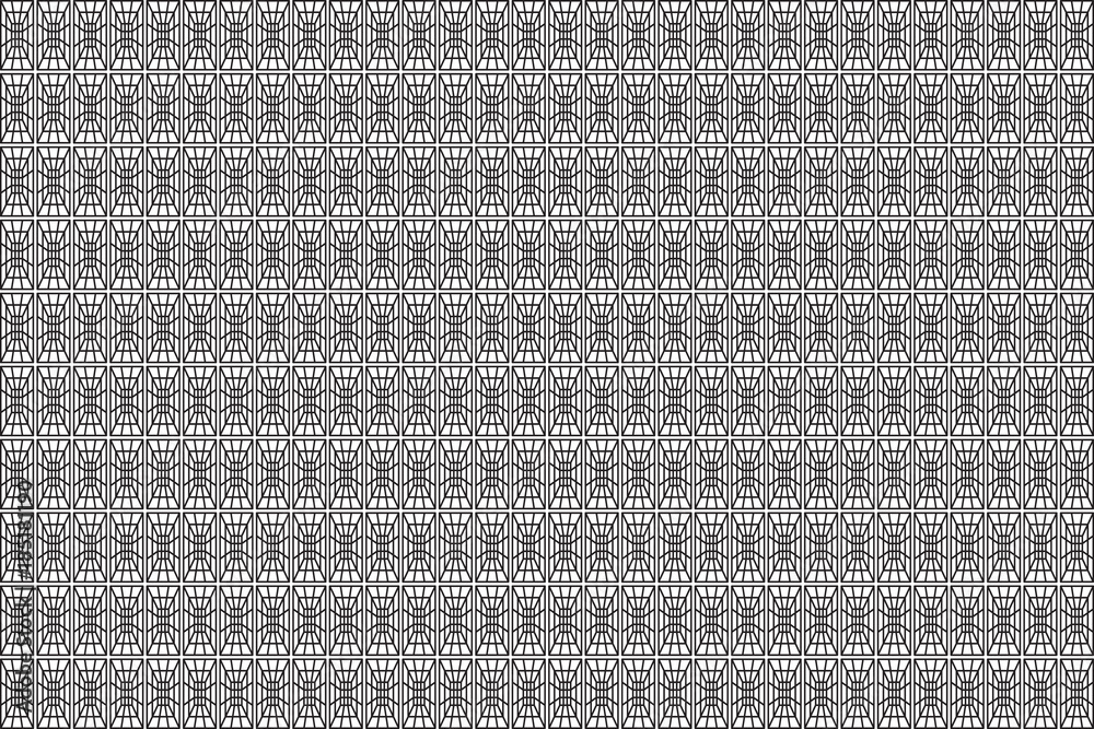 Fototapeta premium Wireframe model of sound proof coverage in music studio with soundproofing walls. Vector illustration